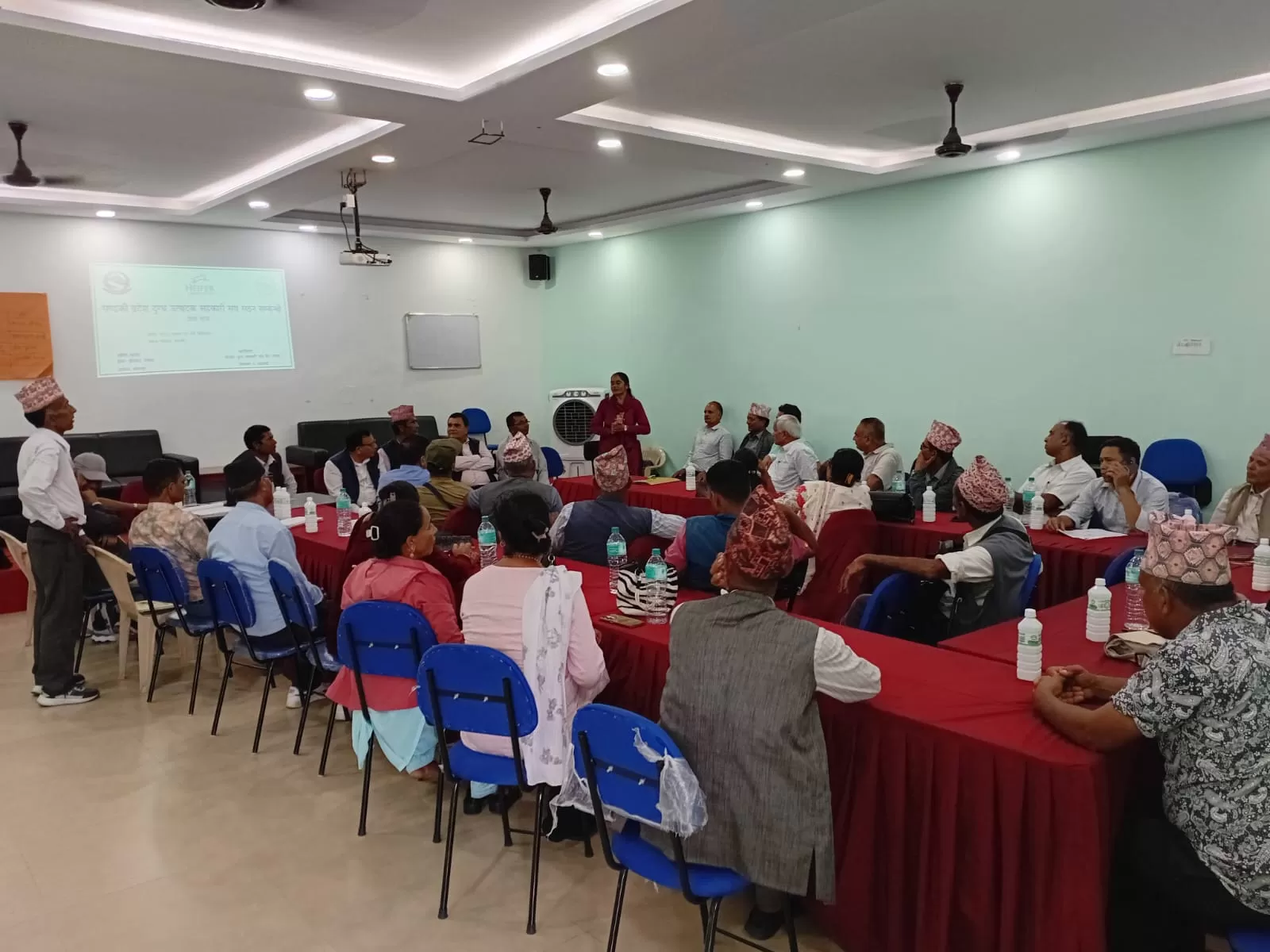 गण्डकी प्रदेश दुग्ध उत्पादक सहकारी संघ गठनका लागि आयोजित दोस्रो भेलाको एक झलक
